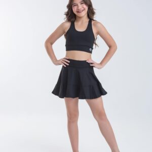 Conjunto de short saia preto