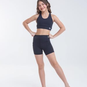 Conjunto de short e top preto