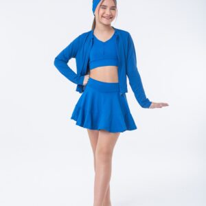 Casaco de manga azul